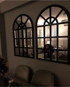 Stewehome καθρέφτης τοίχου οβάλ από mdf 103x70 cm