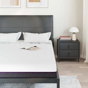 vidaXL Στρώμα Αφρού Μνήμης Μέτριο 140 x 200 cm Λευκό και Γκρι