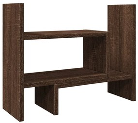vidaXL Έπιπλο Οργάνωσης Γραφείου Καφέ Δρυς 38,5x17x39 εκ Επεξ. Ξύλο