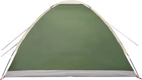 vidaXL Σκηνή Camping με στέγη Πράσινο 4 ατόμων Πολυεστέρας και Χάλυβας