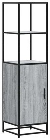 vidaXL Highboard Grey Sonoma Κατασκευασμένο ξύλο και μέταλλο