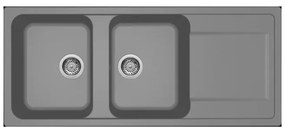 Νεροχύτης κουζίνας LIFE 500 Titanium 73 ELLECI 116x50cm