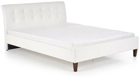 Κρεβάτι Houston 145, Διπλό, Άσπρο, 160x200, Οικολογικό δέρμα, Τάβλες για Κρεβάτι, 163x216x93cm, 47 kg | Epipla1.gr