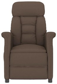 vidaXL Καρέκλα μασάζ Καφέ 70.5 x 96.5 x 95 cm Τεχνητό δέρμα