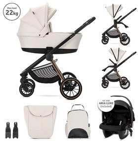 LORELLI ΠΟΛΥΚΑΡΟΤΣΙ 3 ΣΕ 1 ΜΕ ΚΑΛΑΘΟΥΝΑ ΚΑΙ ΚΑΘΙΣΜΑ ΑΥΤΟΚΙΝΗΤΟΥ BIANCA BEIGE LATTE 10022012609