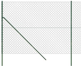 vidaXL Συρματόπλεγμα Περίφραξης Πράσινο 1,4 x 10 μ.
