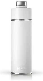 Thermos Ninja DW2401EUUKWH, 700 ml, Κατάλληλο για ανθρακούχα ποτά, Τριπλή μόνωση, Χωρίς BPA, Ζεστό έως 8 ώρες, Κρύο έως 24 ώρες, Λευκό