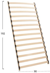 ΤΕΛΑΡΟ-ΣΟΜΙΕΣ ME ΑΝΑΤΟΜΙΚΕΣ ΤΑΒΛΕΣ 90X192 ΓΙΑ ΚΡΕΒΑΤΙ 90X200 HM2464