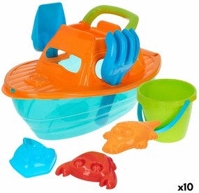 Σετ Παιχνιδιών για τη Παραλία Colorbaby πολυπροπυλένιο (x10)