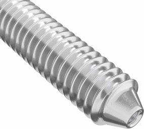 vidaXL Βίδες επίπλων 2 pcs Ασημί M6 x 120 mm Ατσάλι