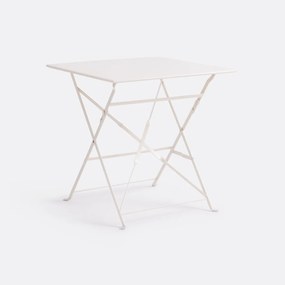 Πτυσσόμενο μεταλλικό τετράγωνο τραπέζι OZEVAN