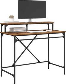 vidaXL Γραφείο Παλιό Ξύλο 100 x 50 x 90 cm Επεξεργασμένο ξύλο