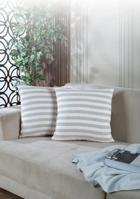 Stewehome Σετ 2 τεμαχίων διακοσμητικές μαξιλαροθήκες με φερμουάρ 45x45 cm
