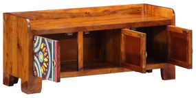 vidaXL Παγκάκι παπουτσιών 90x35x40 εκ Μασίφ ξύλο ακακίας