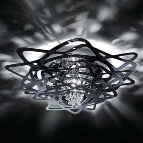 Φωτιστικό Οροφής - Πλαφονιέρα Aurora Mini Black Slamp Aluminium, Polypropylene