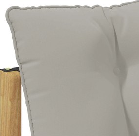 vidaXL Μεσαίος καναπές εξωτερικού χώρου