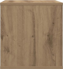 vidaXL Κουτί Άλμπουμ Βινυλίου Artisan Δρυς 37 x 36,5 x 38 εκ.
