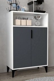 Ντουλάπι Λευκό / Ανθρακί AETAL 72x36.5x12