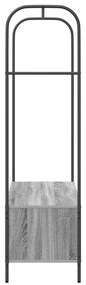 vidaXL Ράφι Ρούχων με Ράφια Γκρι Sonoma 100x44x160 εκ.