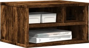 vidaXL Βάση Εκτυπωτή Καπνιστή Δρυς 40x32x22,5 εκ. Επεξεργασμένο Ξύλο