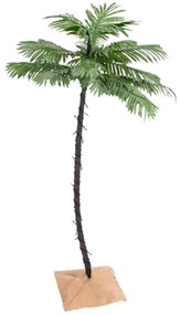 vidaXL Δέντρο Φοίνικας με 88 LED Θερμό Λευκό 150 εκ.