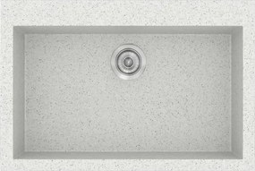 Sanitec Classic 338 (70×50) - Γρανιτένιος νεροχύτης - Granite WHITE
