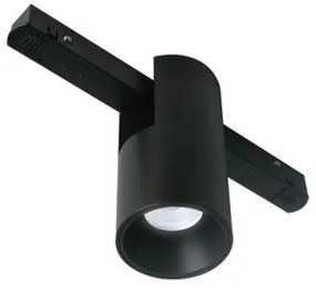 Σποτ Μαγνητικής Ράγας LED 7W Μαύρο Dimmable Magnetic 4314300 Viokef 4314300 Μαύρο