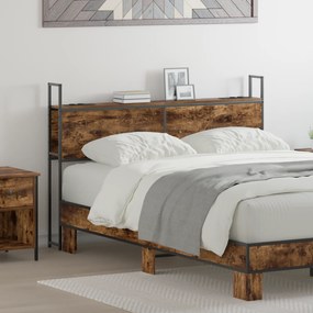 vidaXL Κεφαλάρι Αποθήκης Καπνιστή δρυς 140 cm Επεξεργασμένο ξύλο