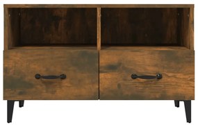 vidaXL Έπιπλο Τηλεόρασης Καπνιστή Δρυς 80x36x50 εκ. Επεξ. Ξύλο