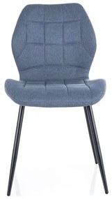 KRZESŁO JAKE NEA CZARNY STELAŻ/DENIM 86 DIOMMI-80-3644