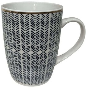 Κούπα All Time 028852 8x8x11cm White-Blue Πορσελάνη