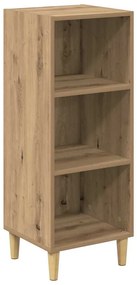 vidaXL Πλαϊνό γραφείο artisan δρυς 32.5 x 34.5 x 90 εκ