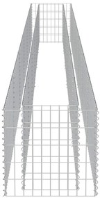 vidaXL Συρματοκιβώτιο-Γλάστρα Υπερυψωμένη 540x50x50 εκ. Γαλβ. Χάλυβας