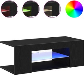 vidaXL Ντουλάπι TV 90 x 39 x 30 εκ. Μαύρη Οξυά Επεξεργασμένο Ξύλο