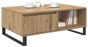 vidaXL Τραπεζάκι σαλονιού Artisan Oak 90 x 60 x 35 cm