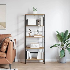 vidaXL Ράφι Βιβλίων Artisan Oak 60 x 29,5 x 149 εκ Επεξεργασμένο ξύλο