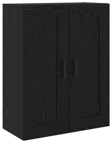 vidaXL Highboard 2 pcs Μαύρη Οξυά Επεξεργασμένο ξύλο