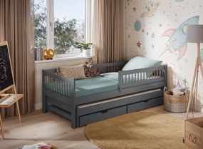 SOFTI 80x200 graphite children's bed Lano Furniture
