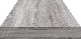 vidaXL Ράφια Τοίχου 4 τεμ. Γκρι Sonoma 60x10x1,5 εκ. Επεξεργ. Ξύλο