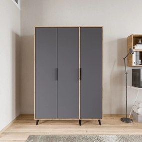Wardrobe Aden 120 - Oak, Anthracite Oak
Anthracite