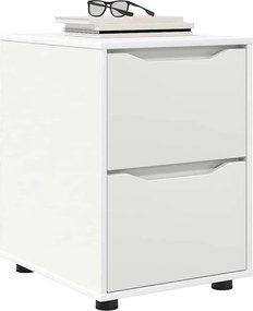 vidaXL Ντουλάπι αποθήκευσης Λευκό 40 x 48 x 57 εκ Επεξεργασμένο ξύλο