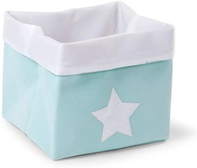 Καλάθι Αποθήκευσης (32x32x29) ChildHome Mint White BR72383