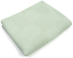 Dimcol Κουβέρτα Πικέ bebe Μονόχρωμη 120X150 Φυστικί 100% Cotton