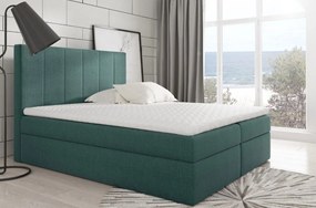 Επενδυμένο κρεβάτι Bono-Prasino-200 x 200