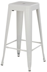 ΣΚΑΜΠΟ ΜΠΑΡ ΜΕΤΑΛΛΙΚΟ MELITA-PRO HM8642.41 ΣΕ ΛΕΥΚΟ ΜΑΤ 43x43x78Υεκ. (1 Τεμμάχια)