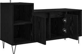 vidaXL Ντουλάπι TV Μαύρη Οξυά 100 x 35 x 55 εκ Επεξεργασμένο ξύλο