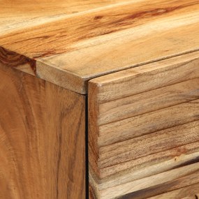 vidaXL Κομοδίνο 50x33x62 εκ Μασίφ ξύλο ακακίας