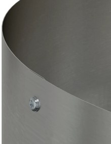 vidaXL Γλάστρα από Ανοξείδωτο Ατσάλι Ανοξείδωτο ατσάλι Μεσαία Ανθεκτική