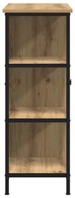 vidaXL Πλαϊνό γραφείο artisan δρυς 70 x 30 x 80 εκ. Επεξεργασμένο ξύλο