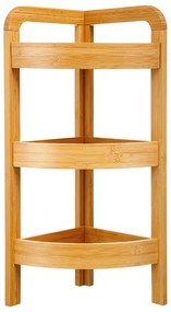 Ραφιέρα επιδαπέδια 3όροφη Jabez bamboo φυσικό 23x23x61εκ 23x23x61 εκ.